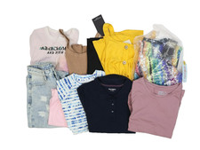 Wholesale Bulk Lot Of 10 Girls Size Large 10/12 Mixed Season Tops Bottoms