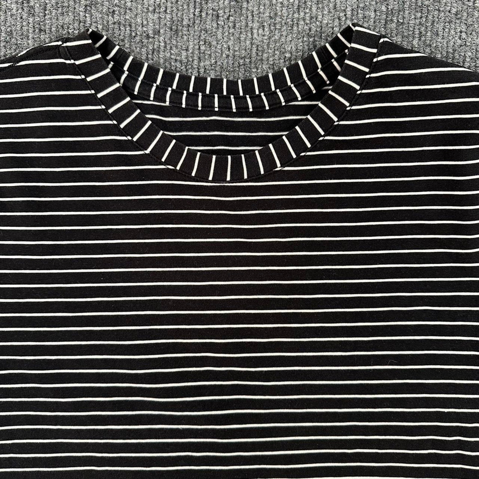 Lululemon Women’s Love Crew Tee Short Sleeve Cotton Blend Striped T-Shirt 6