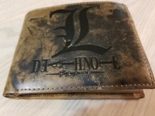 CLEARANCE Men's Bifold Wallet Brown Card Holder Photo ID Pre-owned Condition
