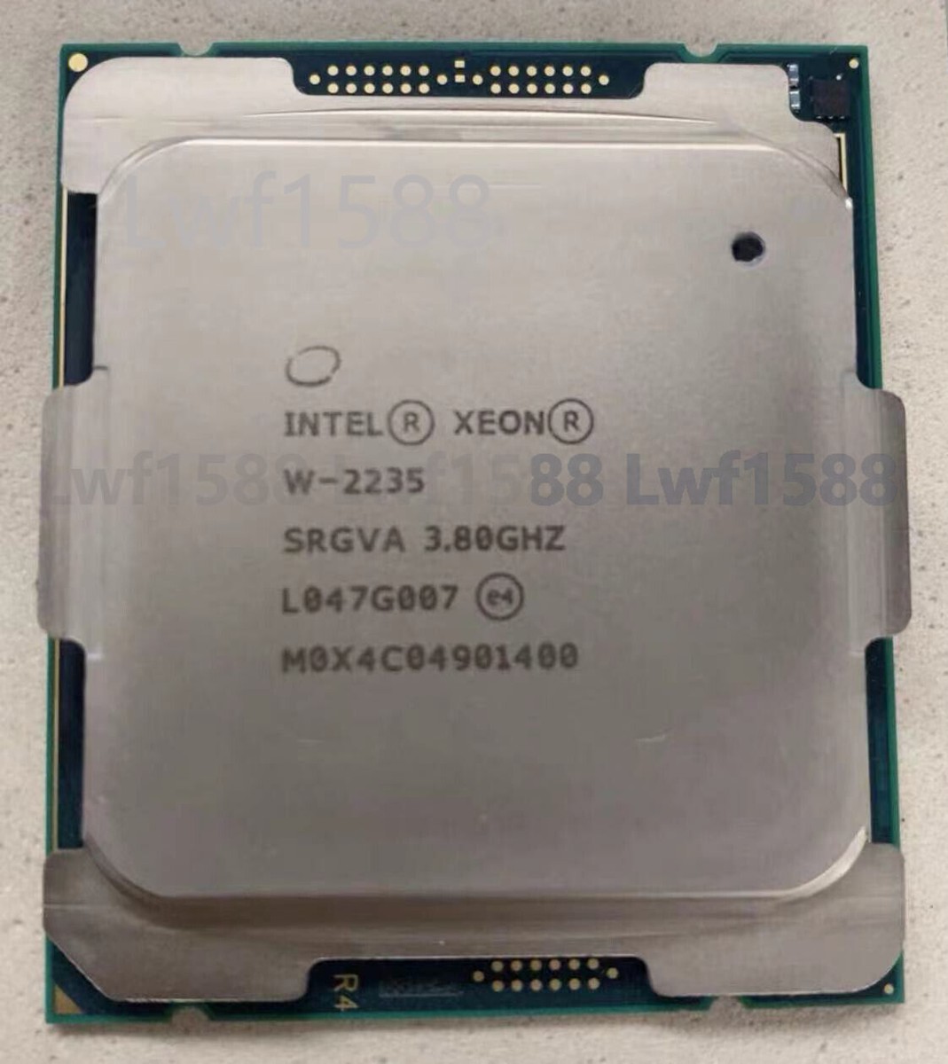 CPU Xeon W-2235 Intel Xeon W-2235 6-Cores 130W SRGVA 3.8GHz LGA2066 C422 CPU