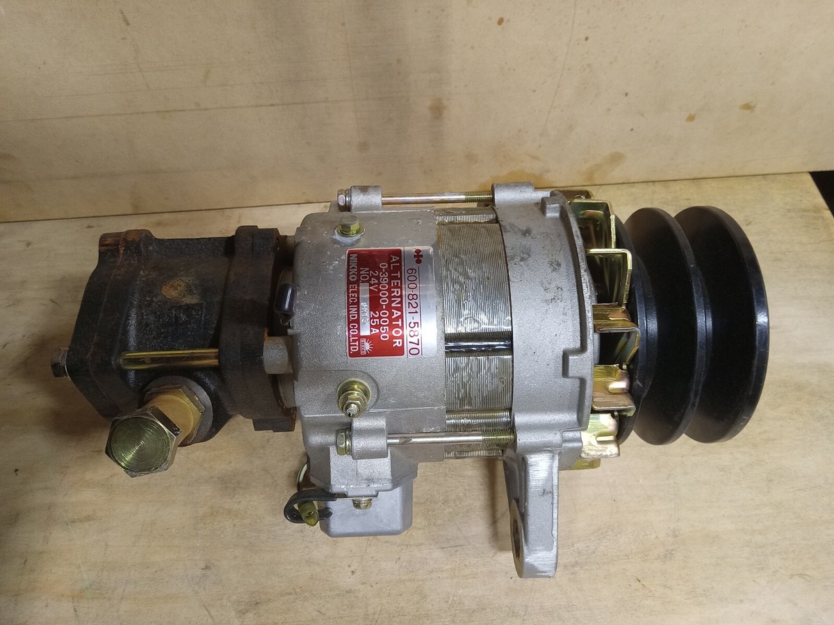 Nikko alternator 0-39000-0050 24V 25A Komatsu 600-821-5870 | eBay