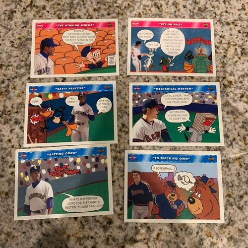 Upper Deck 1992 Looney Tunes Comic Ball lot of 20 cards Ken Griffey Jim Abbott - Picture 2 of 2