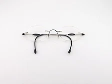 Silhouette Eyeglasses, Frames Only, Silver/Black, ..-21-145, Titanium, Austria