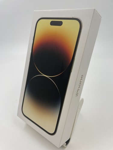 Apple iPhone 14 Pro Max Gold Mobile Phone Empty Box Only Genuine - Zdjęcie 3 z 9