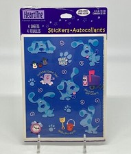 Vintage Blue's Clues Hallmark Scrapbook Stickers 4 Sheets NEW Pack 1998