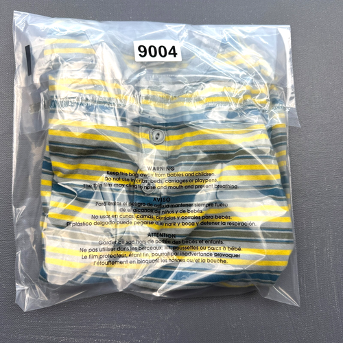 Tea Collection Shirt Boys 7 Striped Henley Long Sleeve Cotton Yellow Blue Gray - Picture 8 of 8