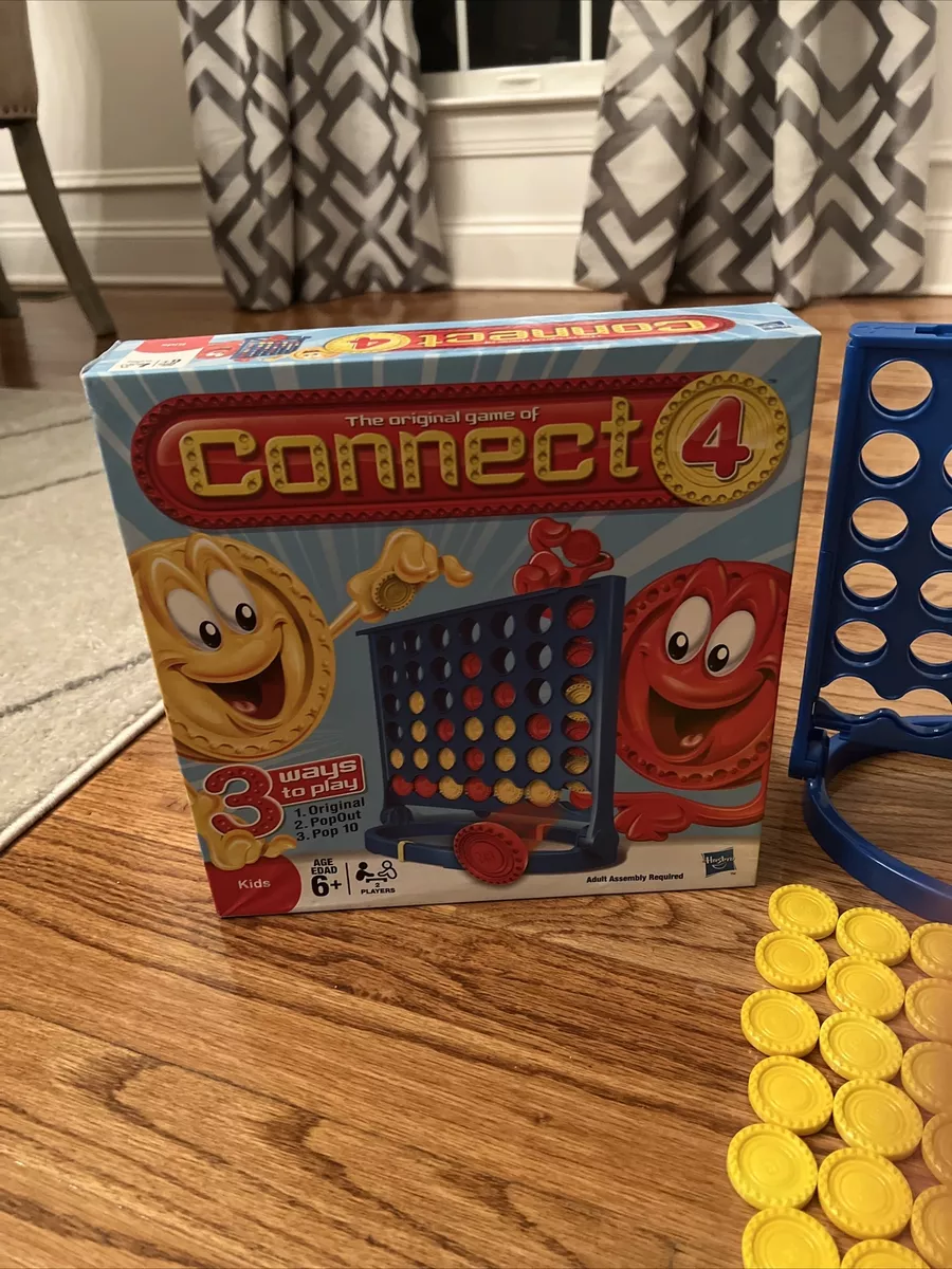 CONNECT 4 The Original Game Hasbro Games Age 6+, 2 Players, Year 2013
