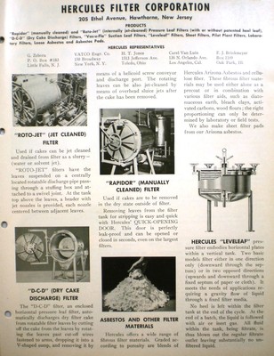 HERCULES FILTER Catalog ARIZONA ASBESTOS 1962 | eBay