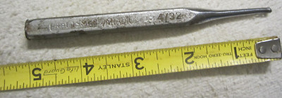 5'' CRAFTSMAN Vanadium BC Pin Punch 4/32 Made USA,1/8'' tool VTG