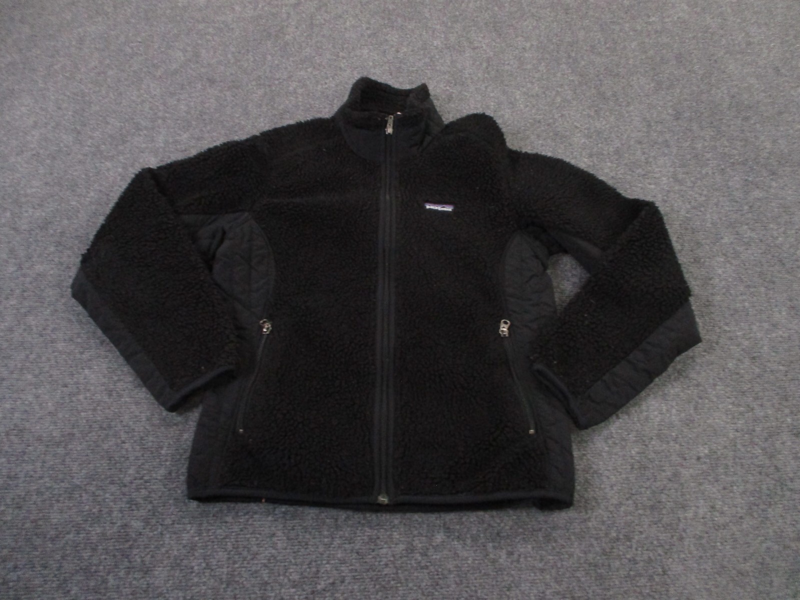 Patagonia Womens M Black Retro X Fleece Sherpa Shearling Jacket 23071