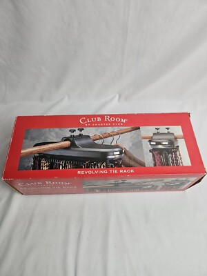 REVOLVING TIE RACK BY CHARTER CLUB ROOM-BATTERY OPERATED NEW