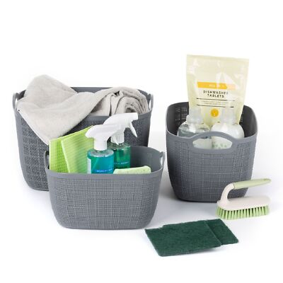 Kunststoff Aufbewahrungskörbe Mehrzweck Küche, Zuhause, Büro, Wäsche-Organizer