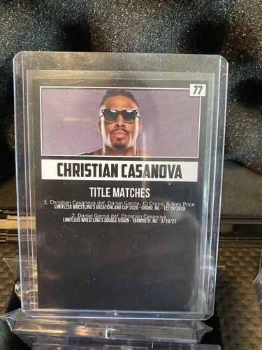 Limitless Wrestling Christian Casanova Carmelo Hayes RC Rookies - Picture 3 of 5