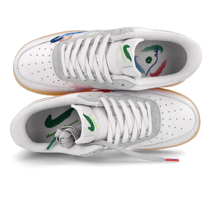 その他 AIR FORCE 1 LOW FLY LEATHER YanaseMayumi Nike Air Force 1 Flyleather Mayumi Yamase White | eBay