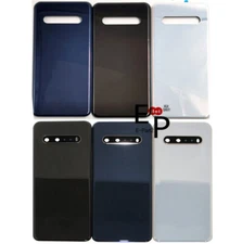 Battery Rear Door Glass Cover With Camera Lens Part For LG V60 ThinQ With Logo