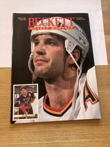 Beckett Hockey Card Monthly Magazine #53 March 1995 Brendan Shanahan Forsberg - Foto 1 di 2