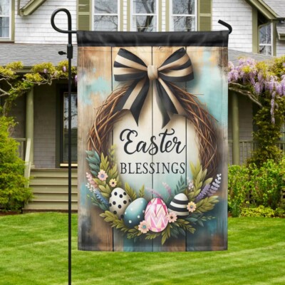 Easter Blessings Flag Graden Flag