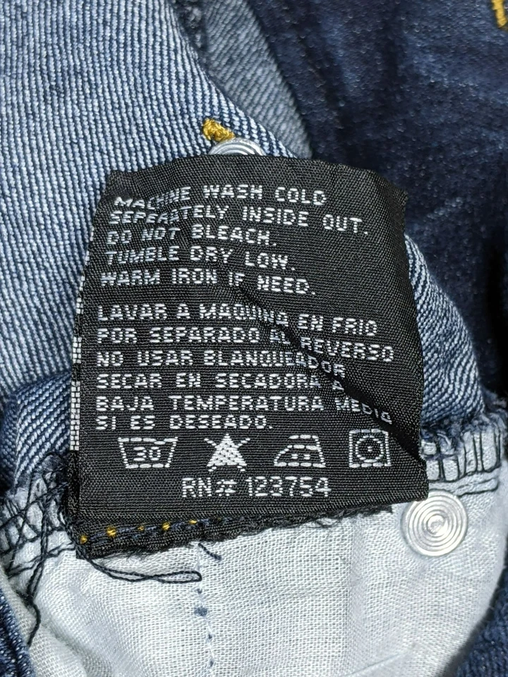 Pantalones Cortos de Jean Papaya Para Mujer Talla Pequeña Lavado Oscuro con Puños Elásticos Azul Denim Foto 4 de 4