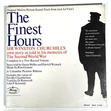 The Finest Hours Soundtrack Winston Churchill Vinyl 2 LPs NEW SEALED 1964