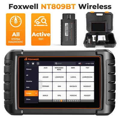 NT809BT OBD2 Diagnosegerät Bluetooth All System Scan Active Tests Bi-Directional