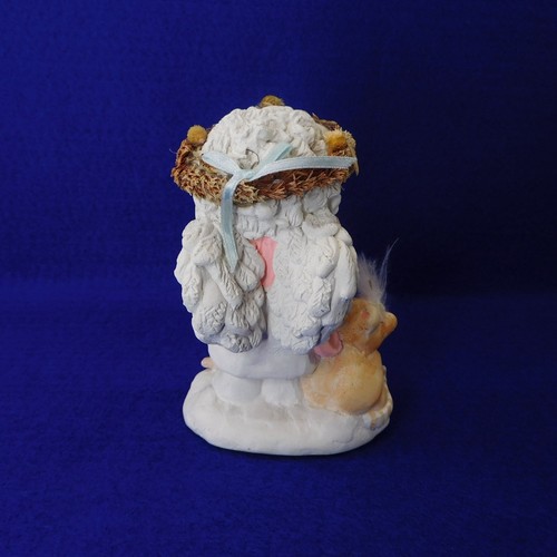 Figurina vintage Dreamsicles con torta e gatto firmata Kristen 1994 - Foto 5 di 8