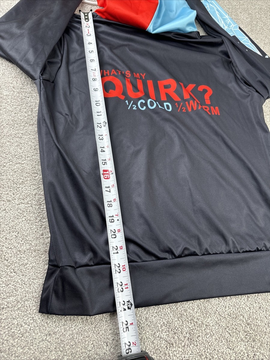 Sweatshirt Hoodie Men's Medium Novelty Half Hot Half Cold Unisex