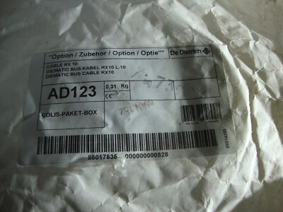 de dietrich ad123 Kabel RX 10 Colis-Paket-Box