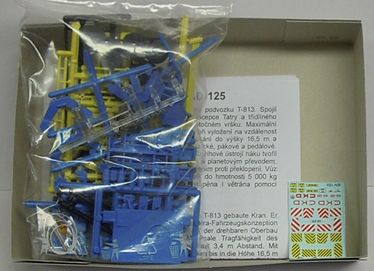 Gru Mobile Tatra T-813 4x4 AD-125, 1:87, SDV, Kit Di Plastica, Nuovo - Immagine 2 di 2