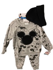 Disney Junior 3 Pc Jogger Set With Hat 4T NWT Mickey Mouse
