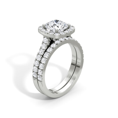 Diamond Engagement Ring VVS2 D Round Cut 2.75 Carat Lab Created IGI Sparkling