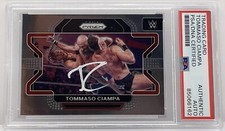 Tommaso Ciampa Signed Autographed 2022 Prizm Card WWE Superstar PSA/DNA Slabbed