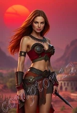 "Thuvia - Maid of Mars"  13”x19" Fine Art Print - only 6 numbered prints made