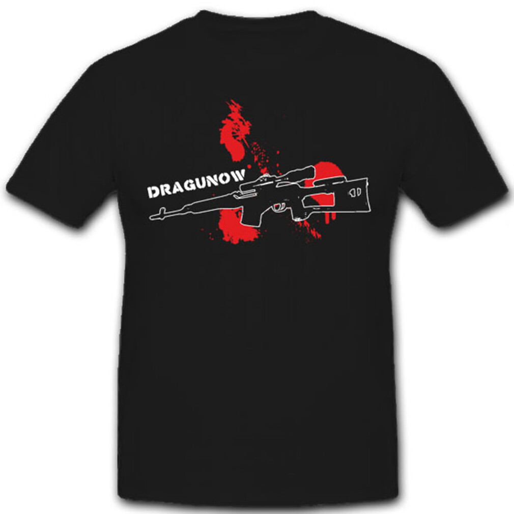 KEEN Fucile da cecchino Dragunov Swd Dragunov fucile cannocchiale da puntamento T Shirt #7540