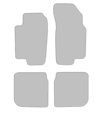 Fußmatten-Set für Ford Scorpio II (1994-1998) Deluxe schwarz