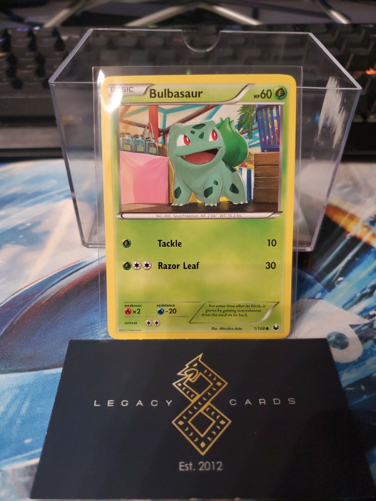 Bulbasaur - 1/108 - Common NM Pokemon Dark Explorers 2B3