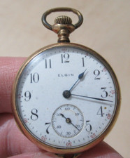 Antique Elgin Gold-Filled Pocket Watch, 17 Jewels, Monogram MES