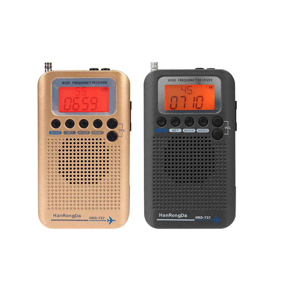 Portable Full Band Radio Aircraft Band Receiver FM/AM/SW/ CB/Air