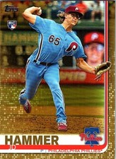 2019 Topps Update Gold #US27 JD Hammer RC 1912/2019