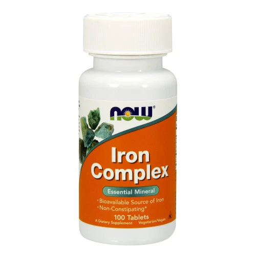 Now Foods, Iron Complex, 27mg, 100 Tabletten - Bild 1 von 1