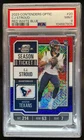 2023 Contenders Optic CJ Stroud RC Red White Blue Season Ticket #13/13 PSA 9