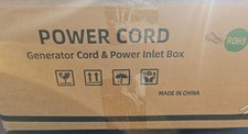 15FT 30 Amp Generator Extension Cord with Power Inlet Box L14-30P to L14-30R