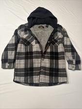 Freedom Foundry Super Plush Lined Hooded Flannel Jacket for kids Size S 7/8