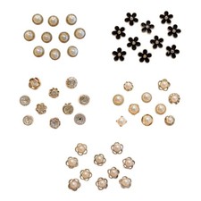 Elegant Pearls Safety Clasp Secure Clothing Alloy for Formal Event