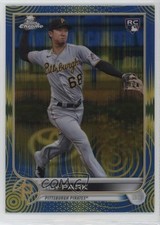 2022 Topps Chrome Sonic Blue & Yellow Pulse Refractor 65/75 Hoy Park #32 04cw