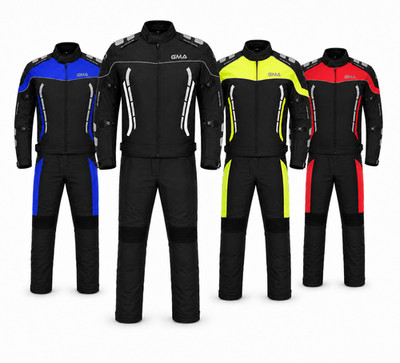Neu Herren Motorradkombi Biker Textil Motorrad Kombi Modell26 mit CE Protektoren