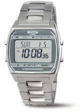 Boccia 3738-05 Mens Watch Titanium Digital Chronograph 37mm 5ATM