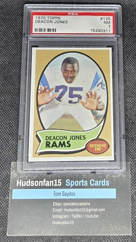 1970 Topps Deacon Jones #125 card