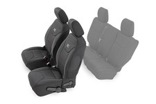 Rough Country Front Neoprene Seat Covers For 13-18 Jeep Jk 4-door - 91004f
