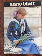 Anny Blatt Wolle Nr. 96 Zeitschrift Frühjahr/Sommer 1987 Vintage viele Fotos