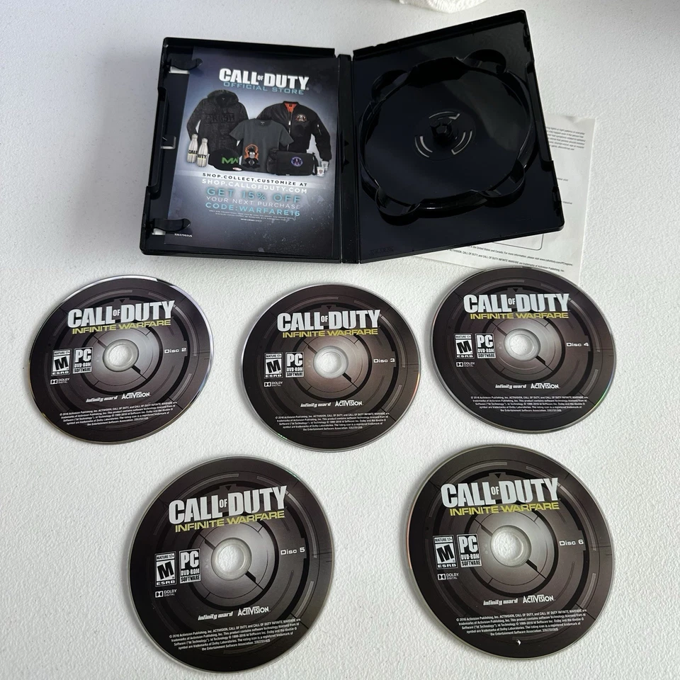 Call of Duty: Infinite Warfare (PC, 2016) Missing Disc 1 - Image 3 of 3